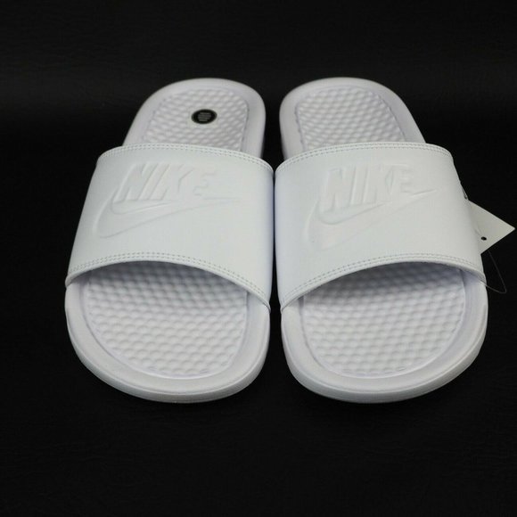 Nike Benassi JDI Womens Sandals Slide White - Picture 4 of 11